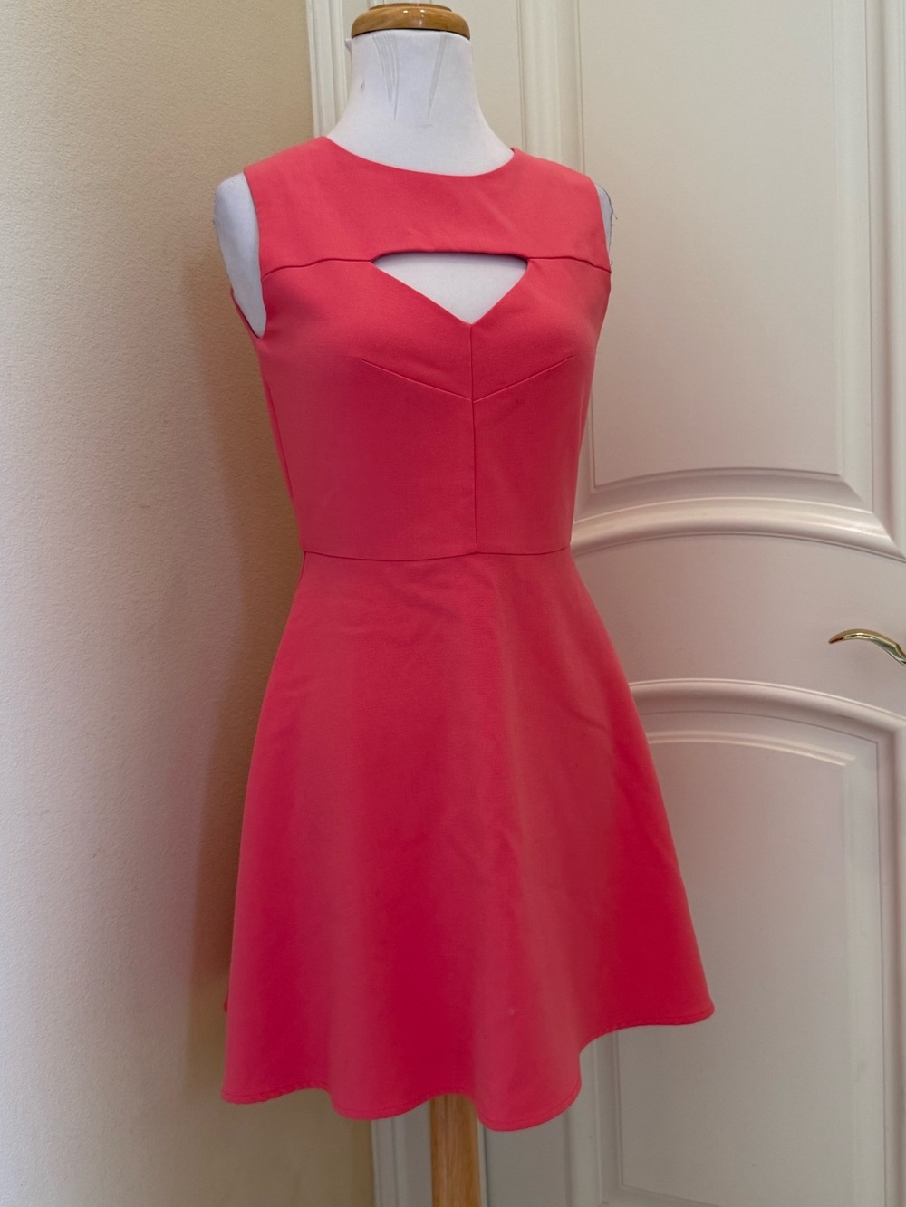 French Connection coral pink dress